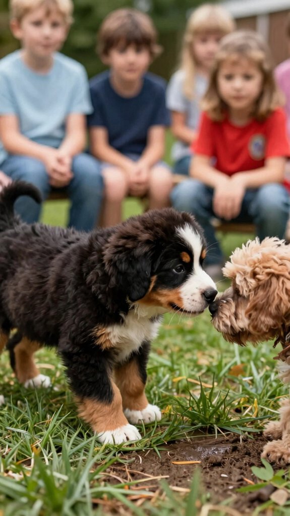 controlled calm puppy socialization