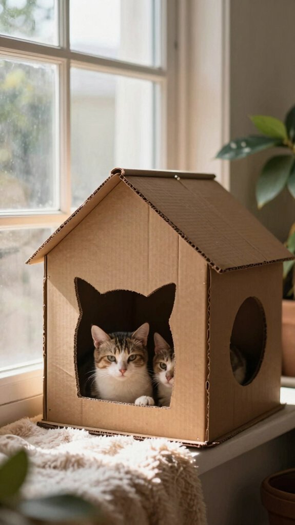 cozy cat window hideaway