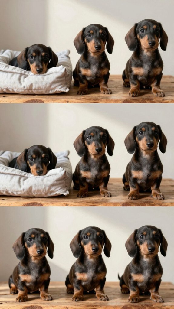dachshund puppy weight milestones