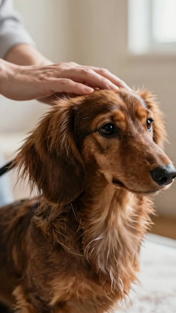 daily long hair brushing routine