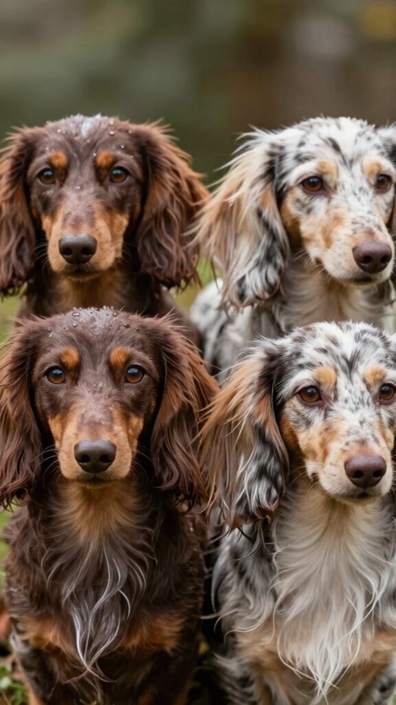 dappled long haired coat colors
