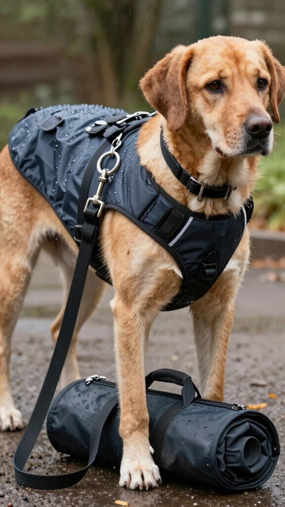 durable reflective rain vest