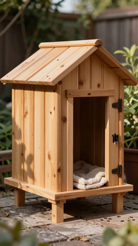 elevate cat house floor