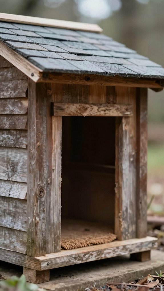elevated safe keyhole entrance