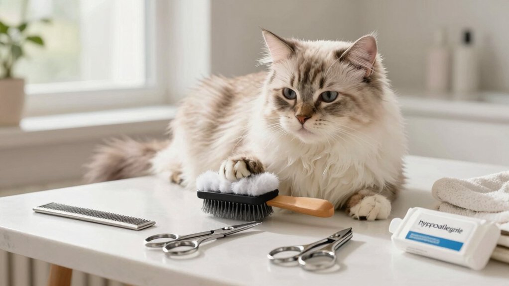 essential cat grooming tools