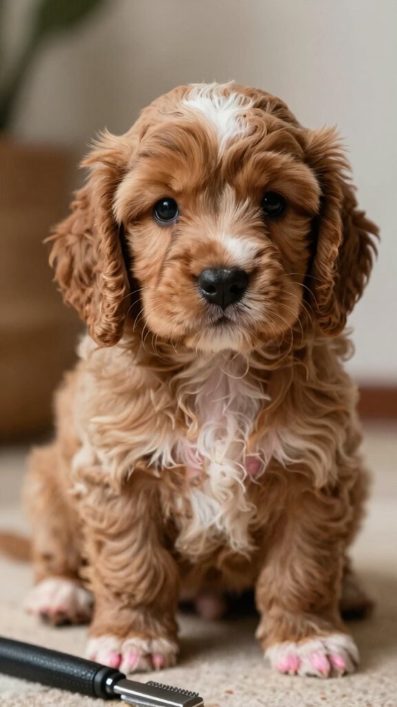 first week gentle puppy grooming