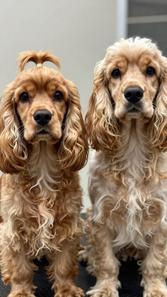 frequent ear and coat grooming