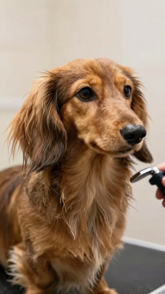 gentle brushing de shedding tools