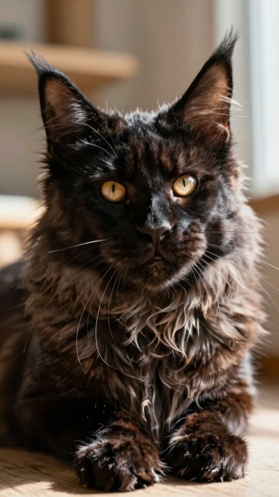 gentle polydactyl maine coon