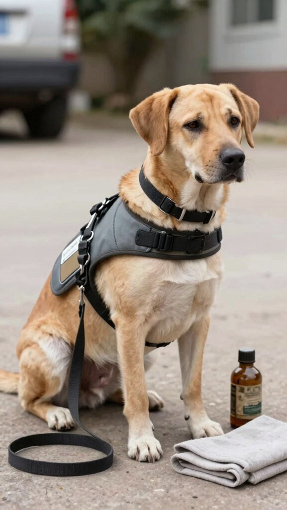 identification vest for service