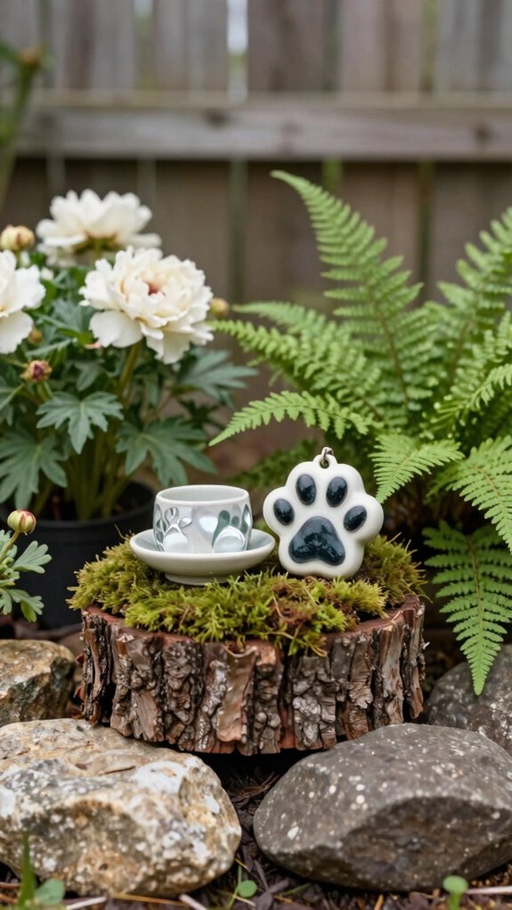 living remembrance garden corner