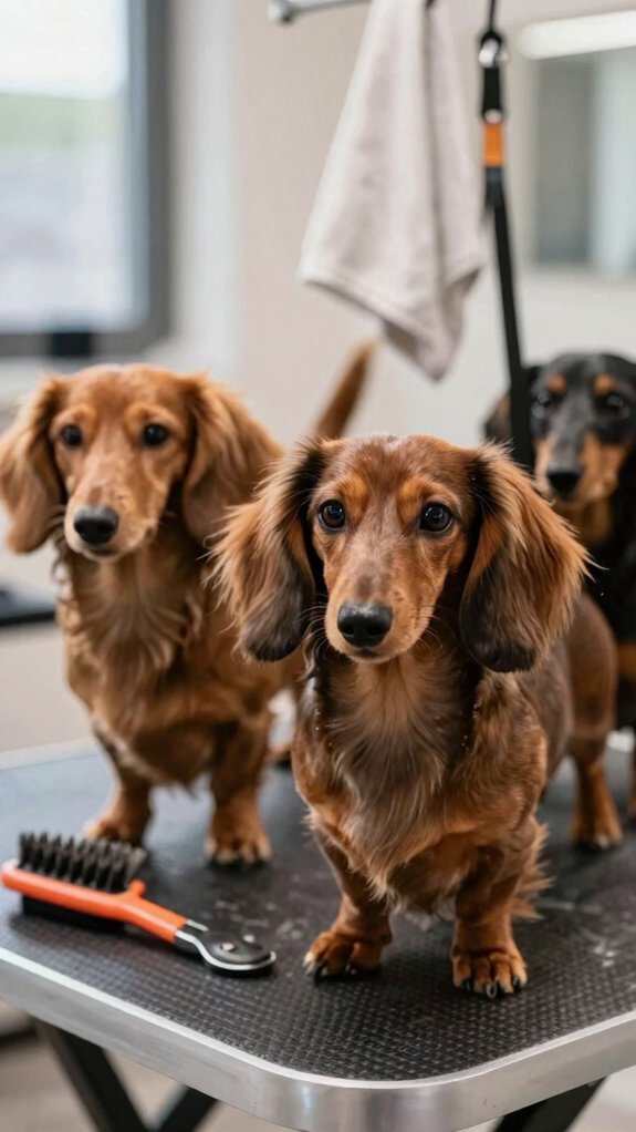 long haired dachshund grooming tips