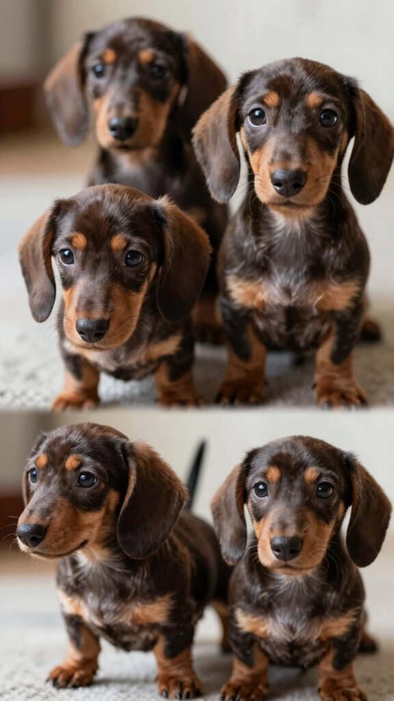 one year old dachshund growth