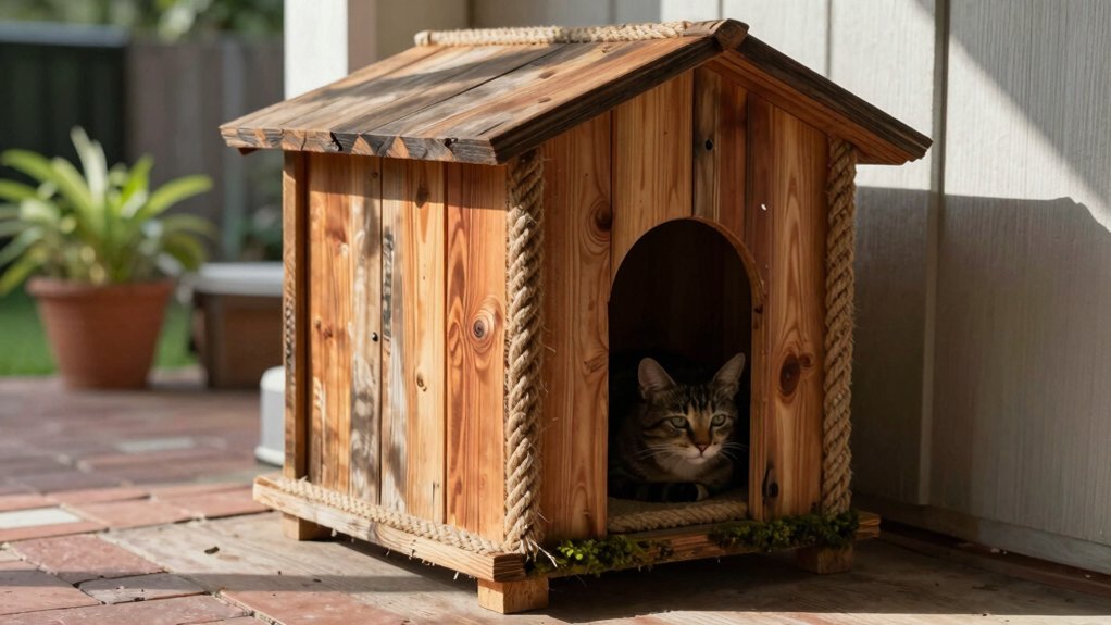 outdoor cat house built to last