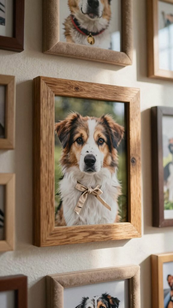 pet memories photo timeline wall