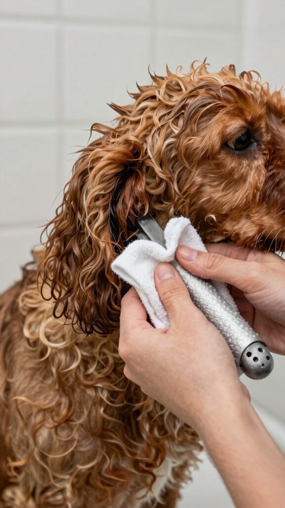 prevent matting and moisture