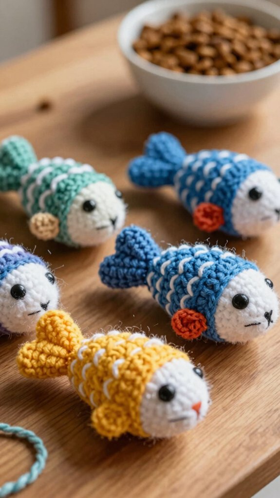 quick beginner catnip fish toy