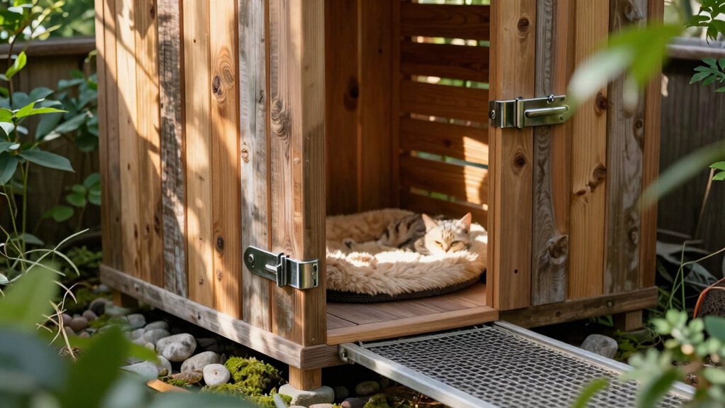 safe diy catio backyard