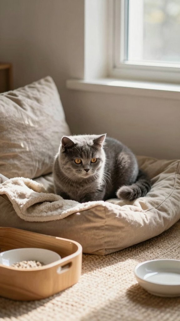 safe quiet kitten starter room
