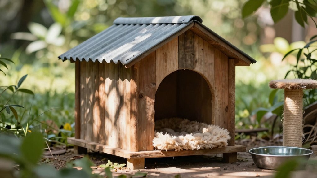 safe year round outdoor cat shelter