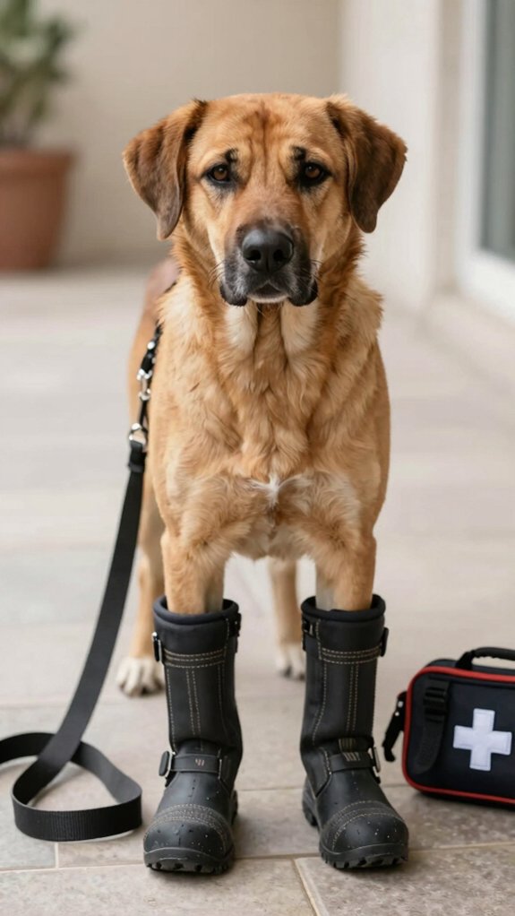 secure fit protective dog boots