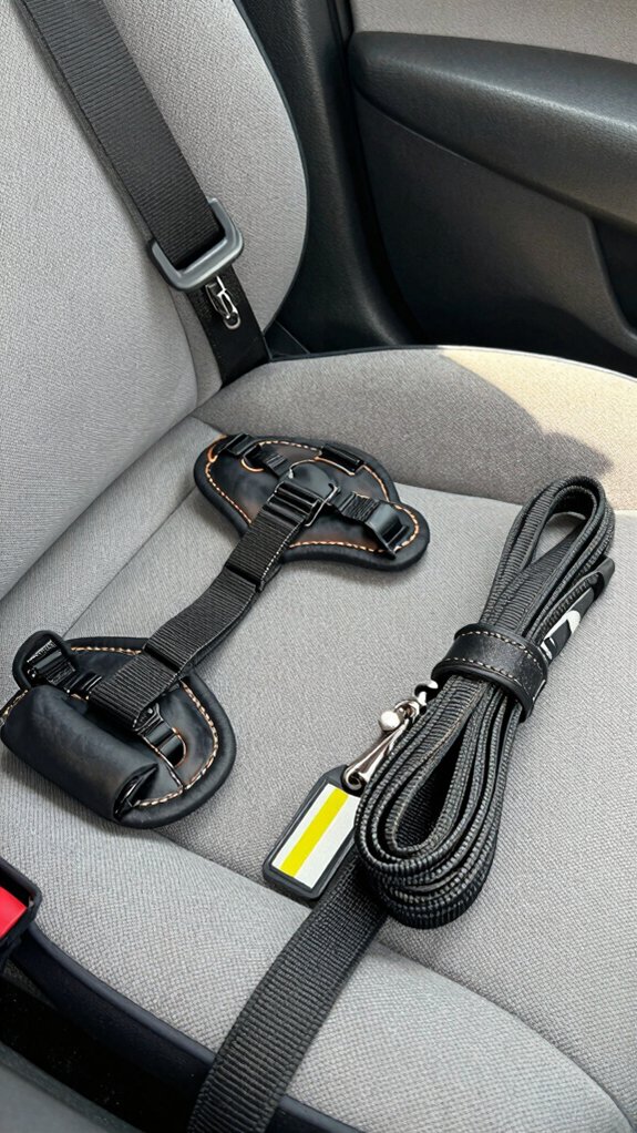 secure tangle resistant seatbelt attachment