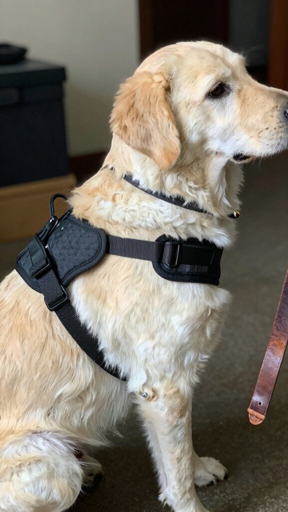 stiff backplate support harness