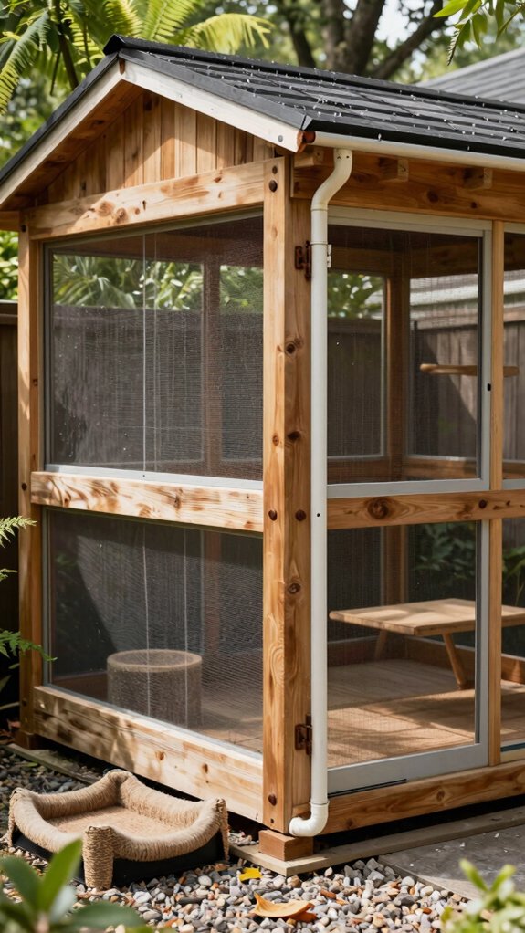 storm ready weatherproof catio roof