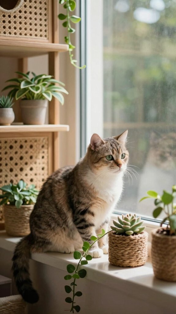 sunny safe window cat perch
