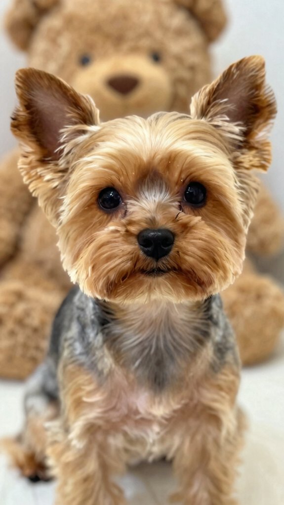 teddy bear rounded yorkie face