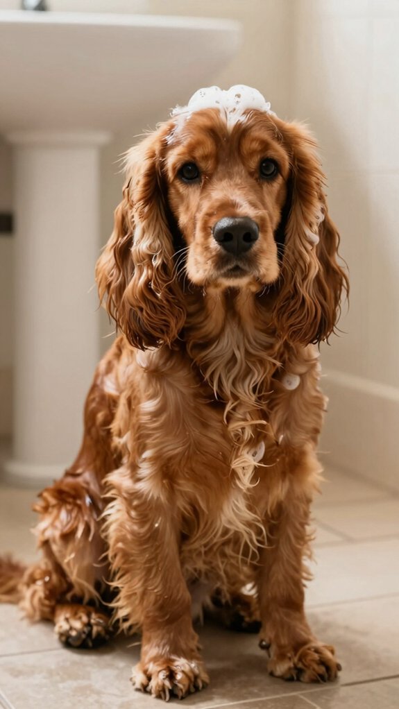 thoroughly dry then brush
