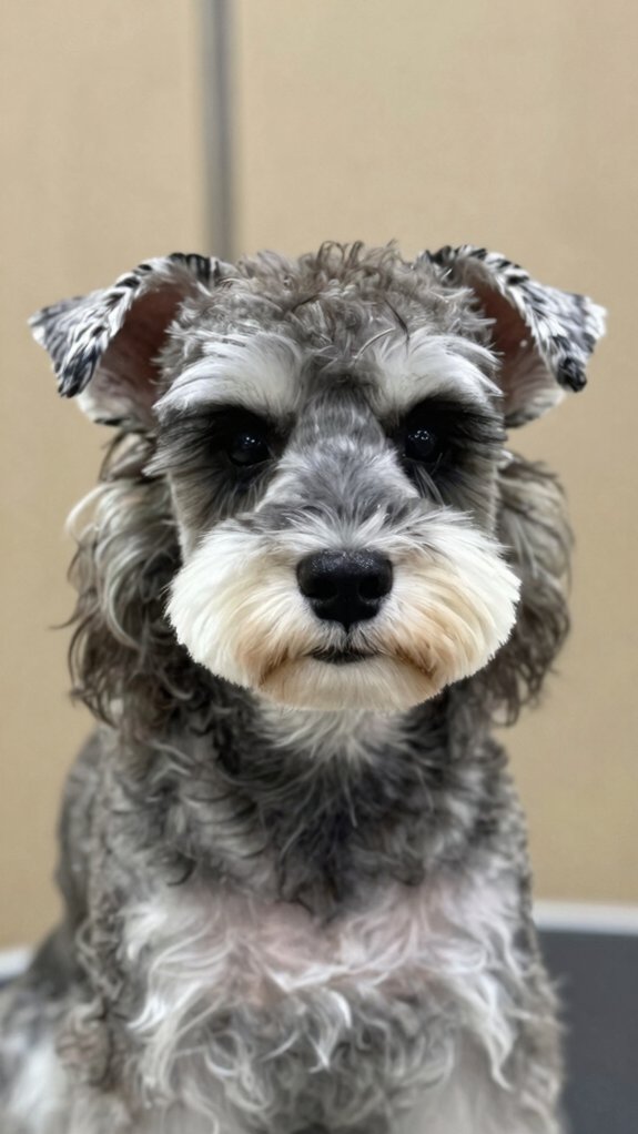 trim to preserve schnauzer fullness
