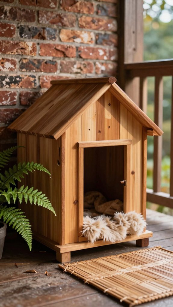 weatherproof snug porch cat shelter